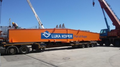 In 2017 – Koper Terminal Slovenia - 2 x trolley for RMG G1851 and G1852 cranes